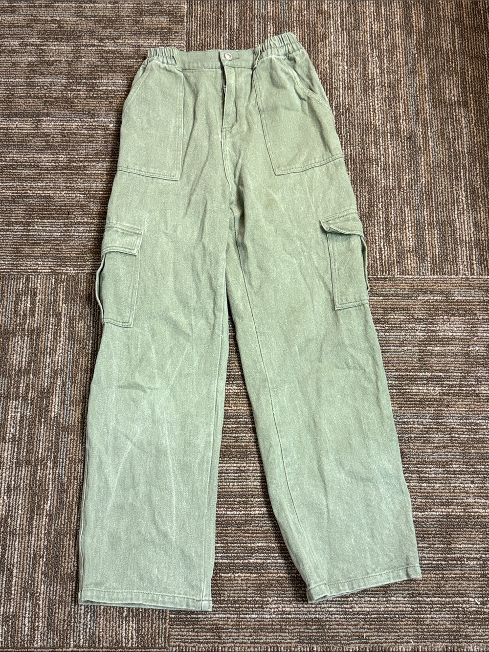 Princess Polly Olive Green Cargo Pants